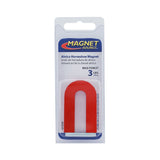 Magnet Source 2.375 in. L X 1.187 in. W Red Horseshoe Magnet 3 lb. pull 1 pc