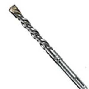 Bosch Bulldog HC2094 Hammer Drill Bit, 9/16 in Dia, 12 in OAL, Optimized Flute, 4-Flute, 25/64 in Dia Shank