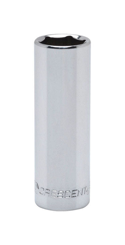 Crescent 7/16 in. X 3/8 in. drive SAE 6 Point Deep Socket 1 pc