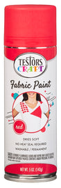 Testors 344360 Craft Spray Paint, Matte, Red, 5 oz, Can