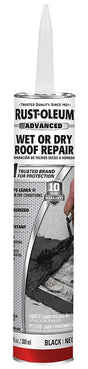 Rust-Oleum 347418 Wet Roof Repair, Black, Liquid, 10.1 oz, Cartridge