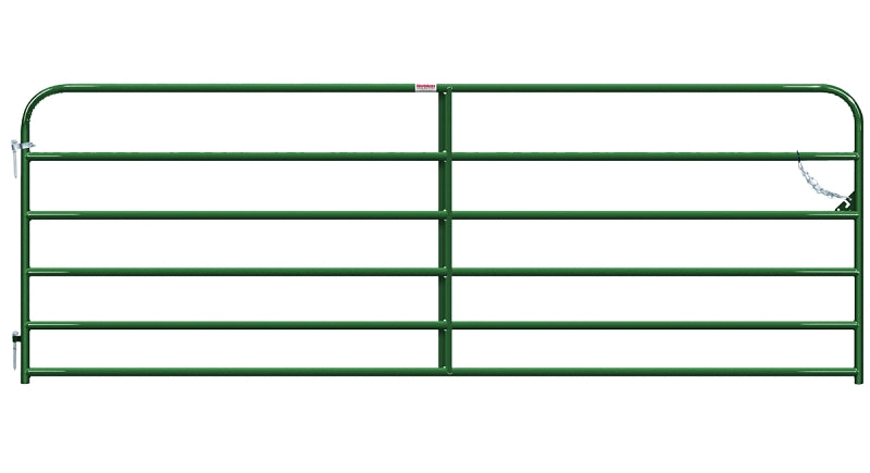 Behlen Country 40130122 Utility Round Corner Gate, 12 ft W Gate, 50 in H Gate, 20 ga Frame Tube/Channel, Steel Frame