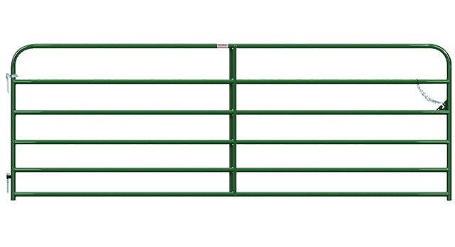 Behlen Country 40130122 Utility Round Corner Gate, 12 ft W Gate, 50 in H Gate, 20 ga Frame Tube/Channel, Steel Frame