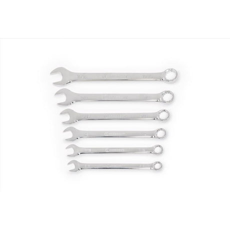 Crescent 12 Point SAE Combination Wrench Set 10.8 in. L 6 pk