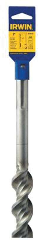 Irwin 323017 Hammer Drill Bit, 1 in Dia, 21 in OAL, Twist Flute, 4-Flute, 5 in Dia Shank, SDS Max Shank