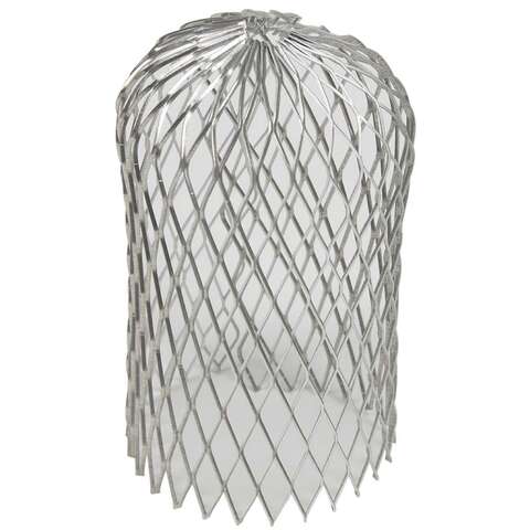 Amerimax 3.5 in. W X 3.5 in. L Gray Aluminum Gutter Strainer