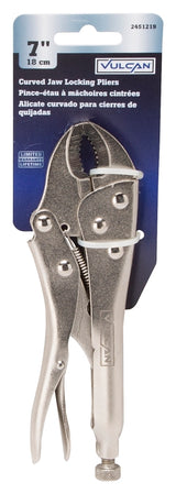 Vulcan PC927-24 Locking Plier, 7 in OAL, Comfort-Grip Handle