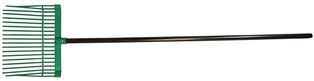 UnionTools 76218 Manure/Bedding Fork, Round Tine, Polycarbonate Tine, Wood Handle, Straight Handle, 52 in L Handle