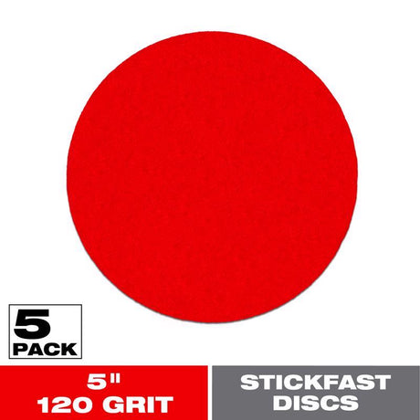 Diablo StickFast 5 in. Ceramic Blend Adhesive Sanding Disc 120 Grit Fine 5 pk