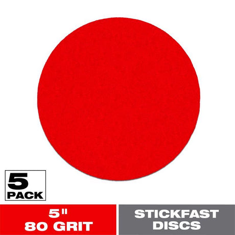 Diablo StickFast 5 in. Ceramic Blend Adhesive Sanding Disc 80 Grit Coarse 5 pk