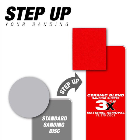 Diablo StickFast 5 in. Ceramic Blend Adhesive Sanding Disc 180 Grit Fine 5 pk