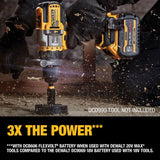 DeWalt 20V-60V MAX FLEXVOLT DCB606 6 Ah Lithium-Ion Battery Pack 1 pc