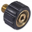 Mi-T-M AW-0023-0487 Screw Coupler, 1/4 in Connection, MNPT x M22