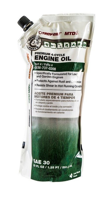 Arnold OEM-737-0208 Engine Oil, 20 oz Bottle, Amber, Pack of 12