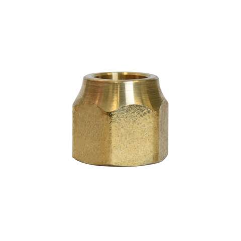 ATC 5/8 in. Flare Yellow Brass Forged Flare Nut, Pack of 5