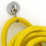 Magnet Source .225 in. L X 1.125 in. W Silver Magnetic Hook 40 lb. pull 1 pc