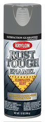 Krylon Rust Tough K09206007 Rust-Preventative Spray Paint, Gloss, Battleship Gray, 12 oz, Can
