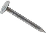 ProFIT 0132139 Hand Drive Roofing Nail, 2 in L, Flat Head, 11 ga, Steel, 25 lb
