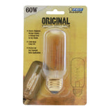 Feit Electric BP60T12/RP Incandescent Bulb, 60 W, T12 Lamp, E26 Medium Lamp Base, 150 Lumens, 2200 K Color Temp