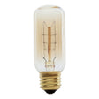 Feit Electric BP60T12/RP Incandescent Bulb, 60 W, T12 Lamp, E26 Medium Lamp Base, 150 Lumens, 2200 K Color Temp
