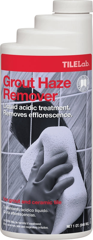 Custom TLGHRRAQT-3 Grout Haze Remover, 1 qt Bottle, Liquid, Characteristic, Clear