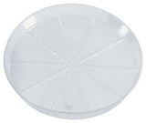 Gardener's Blue Ribbon VS21 Waterproof Plant Saucer, 21 in Dia, Vinyl, Clear, Pack of 10