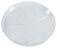 Gardener's Blue Ribbon VS21 Waterproof Plant Saucer, 21 in Dia, Vinyl, Clear, Pack of 10