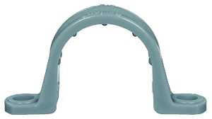 Carlon E977EC20-UPC Conduit Clamp, 3/4 in, 2-13/32 in L, PVC, Gray, 20/BAG