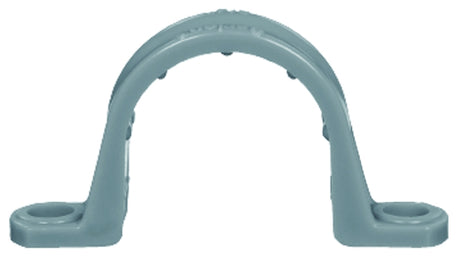 Carlon E977EC20-UPC Conduit Clamp, 3/4 in, 2-13/32 in L, PVC, Gray, 20/BAG