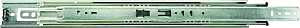 Knape & Vogt 8400P 12 Drawer Slide, 100 lb, 12 in L Rail, 1/2 in W Rail, Anochrome