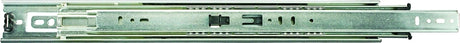 Knape & Vogt 8400P 12 Drawer Slide, 100 lb, 12 in L Rail, 1/2 in W Rail, Anochrome