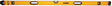 DEWALT DWHT43172 Box Beam Level, 72 in L, 3-Vial, Non-Magnetic, Aluminum, Black/Yellow