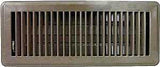 ProSource FR01-4X12B Floor Register, Steel, Brown