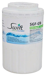 Swift Green Filters SGF-G9 Refrigerator Water Filter, 3-3/16 in Dia, 5 in, 0.5 gpm
