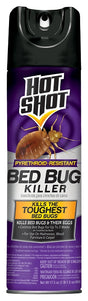 Hot Shot HG-96728 Bed Bug Killer, Liquid, Spray Application, Indoor, 17.5 oz Aerosol Can, Sweet