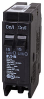 Eaton DNPL1515 Circuit Breaker, Duplex, Type DNPL, 15 A, 2-Pole, 120 VAC, Long Time, Instantaneous, Independent Trip