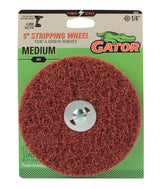 Gator 9006 Paint and Varnish Removing Wheel, 5 in Dia, 1/4 in Arbor