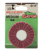 Gator 9005 Flap Wheel, 2-1/2 in Dia, 1/4 in Arbor, Medium, Aluminum Oxide Abrasive