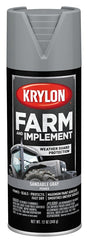 Krylon K01950007 Farm and Implement Primer, Sandable Gray, Flat/Matte, 12 oz, Pack of 6