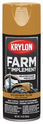 Krylon K01953000 Farm Equipment Spray, High-Gloss, Old Equipment CAT Yellow, 12 oz Can, Pack of 6