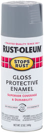 Stops Rust 7786830 Rust Preventative Spray Paint, Gloss, Smoke Gray, 12 oz Can