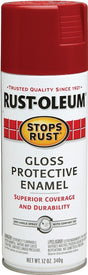Stops Rust 7765830 Rust Preventative Spray Paint, Gloss, Regal Red, 12 oz Can