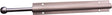 Easy Track RA1204-CH Wardrobe Rod, 1 in Dia, 13 in L, Silver