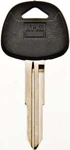 Hy-Ko 12005HY14 Automotive Key Blank, Brass/Plastic, Nickel, For: Hyundai Vehicle Locks, HY14 Key Number, Pack of 5