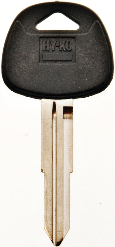Hy-Ko 12005HY14 Automotive Key Blank, Brass/Plastic, Nickel, For: Hyundai Vehicle Locks, HY14 Key Number, Pack of 5