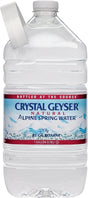 Crystal Geyser 12514-2 Water, Liquid, Spring, 1 gal Bottle, Pack of 6