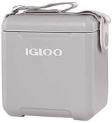 Igloo 00032651 Tag Along Too Cooler, 14 Can Cooler, Plastic, Light Gray, 2 days Ice Retention
