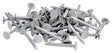ProFIT 0132059 Hand Drive Roofing Nail, 1 in L, Flat Head, 11 ga, Steel, 25 lb
