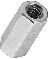 National Hardware 4003 Series N182-659 Coupling Nut, UNC Thread, 10-24 Thread, Steel, Zinc, Pack of 20
