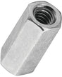 National Hardware 4003 Series N182-659 Coupling Nut, UNC Thread, 10-24 Thread, Steel, Zinc, Pack of 20